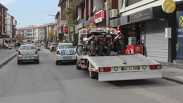 Konya'da trafik denetimleri
