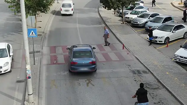 Konya'da trafik hem karadan hem havadan denetleniyor
