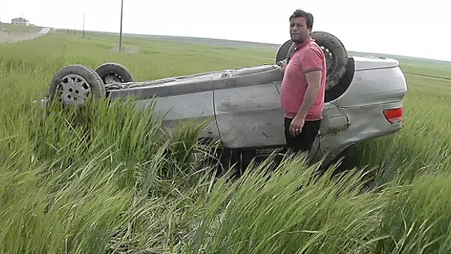 Konya'da trafik kazası: 1 kişi yaralandı