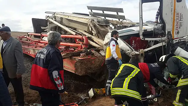 Konya'da trafik kazası: 1 ölü, 1 yaralı