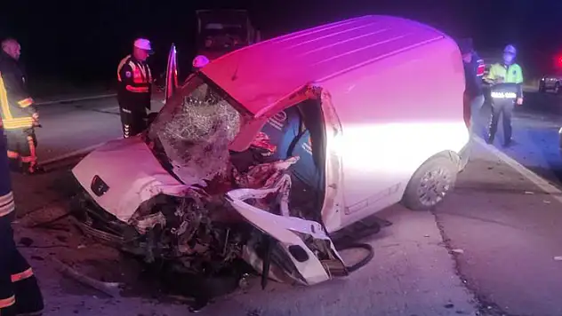 Konya'da trafik kazası: 1 ölü, 1 yaralı
