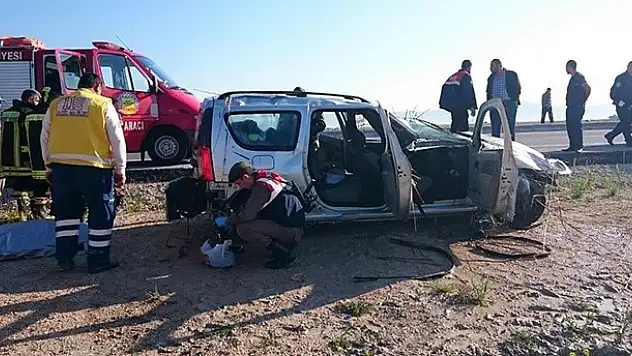 Konya'da trafik kazası: 1 ölü, 2 yaralı