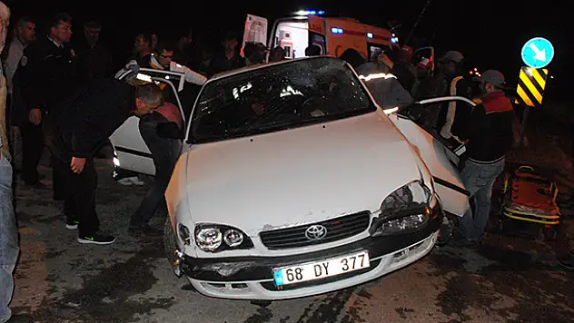 Konya'da trafik kazası: 1 ölü, 2 yaralı