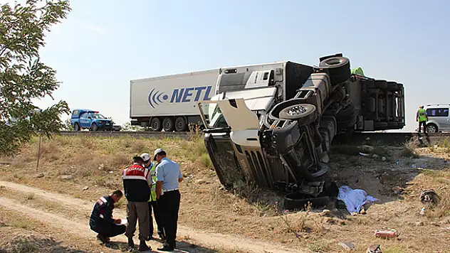 Konya'da trafik kazası: 1 ölü