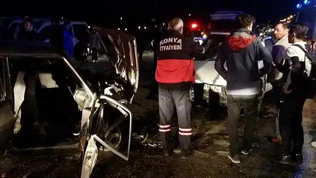Konya'da trafik kazası: 1 ölü, 3 yaralı