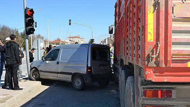 Konya'da trafik kazası: 1 yaralı
