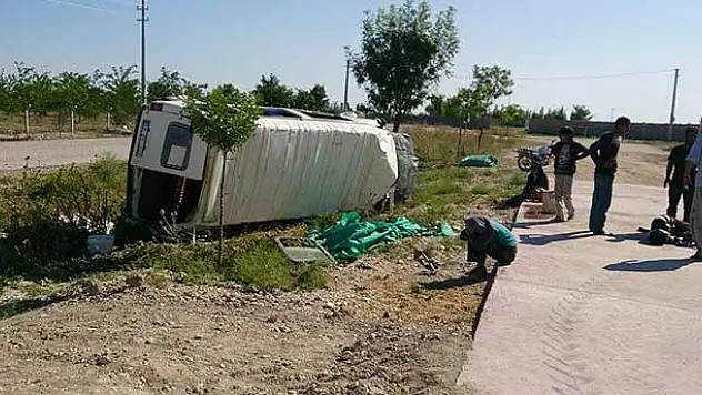 Konya'da trafik kazası: 18 yaralı