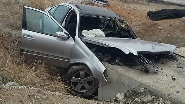 Konya'da trafik kazası: 2 ölü, 1 yaralı
