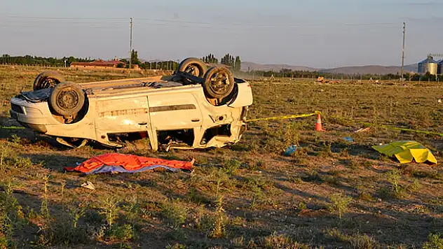 Konya'da trafik kazası : 2 ölü