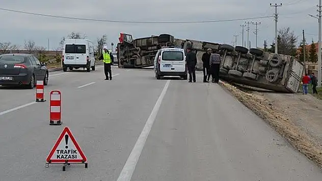 Konya'da trafik kazası: 2 yaralı