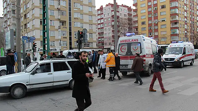 Konya'da trafik kazası: 2 yaralı