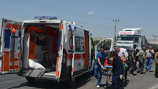 Konya'da trafik kazası: 2 yaralı