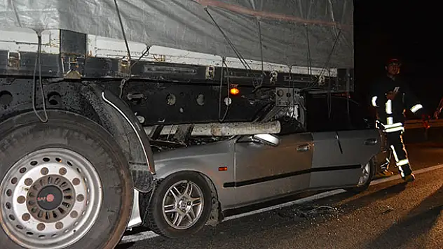 Konya'da trafik kazası: 2 yaralı