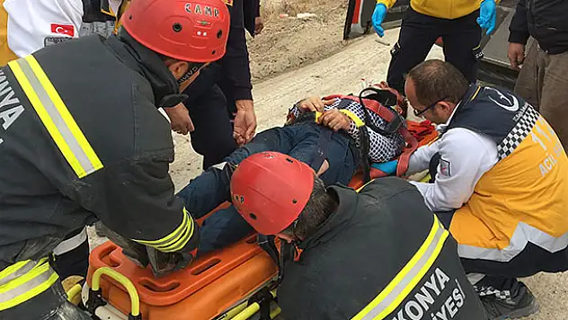 Konya'da trafik kazası: 2 yaralı