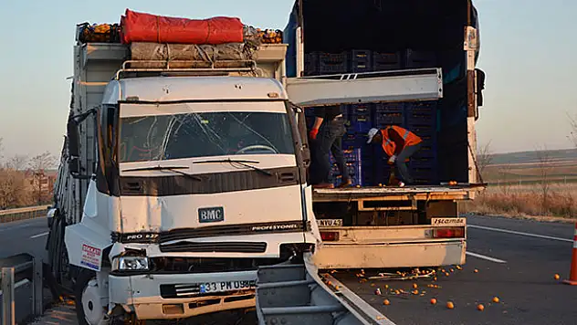 Konya'da trafik kazası: 2 yaralı