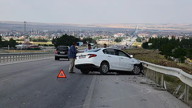 Konya'da trafik kazası: 2 yaralı