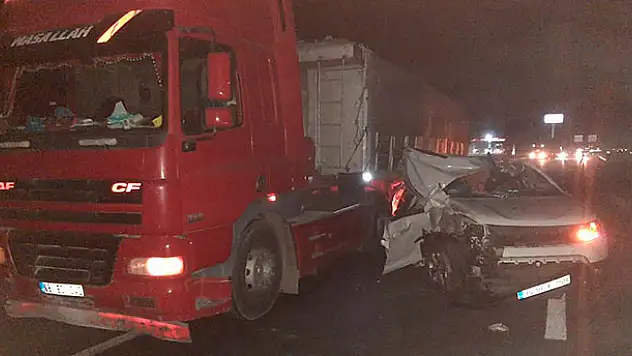 Konya'da trafik kazası: 2 yaralı