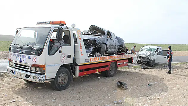 Konya'da trafik kazası: 2 yaralı