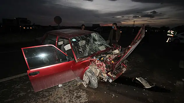 Konya'da trafik kazası: 2 yaralı