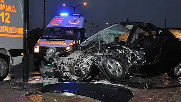 Konya'da trafik kazası: 2 yaralı
