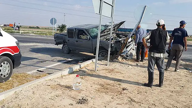 Konya'da trafik kazası: 3 yaralı