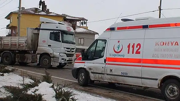 Konya'da trafik kazası: 3 yaralı