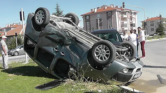 Konya'da trafik kazası : 4 yaralı