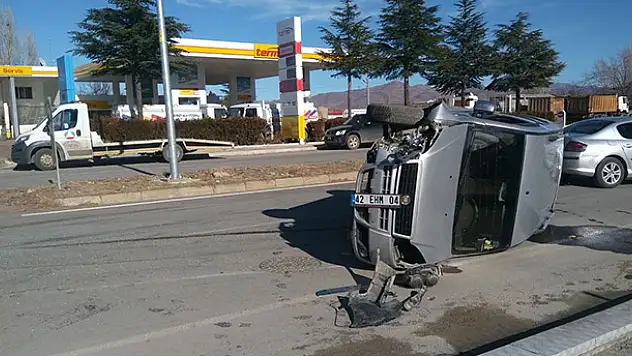 Konya'da trafik kazası : 4 yaralı