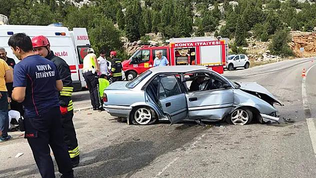 Konya'da trafik kazası: 5 yaralı
