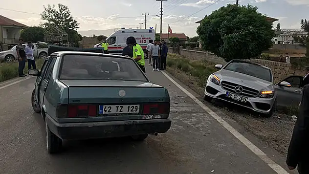 Konya'da trafik kazası : 6 yaralı
