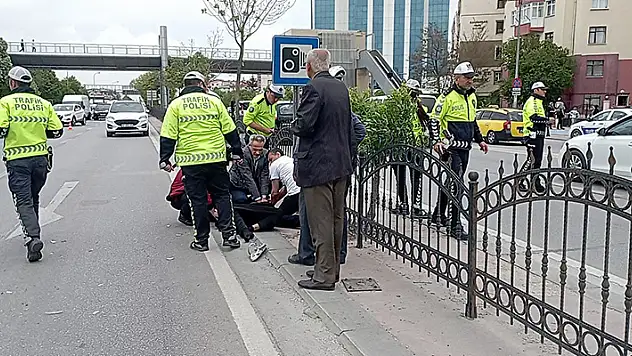 Konya'da trafik kazası : Otomobilin çarptığı kadına ilk müdahaleyi yoldan geçen doktor yaptı