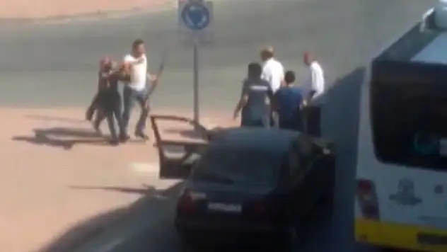 Konya'da trafikte av tüfekli kavga