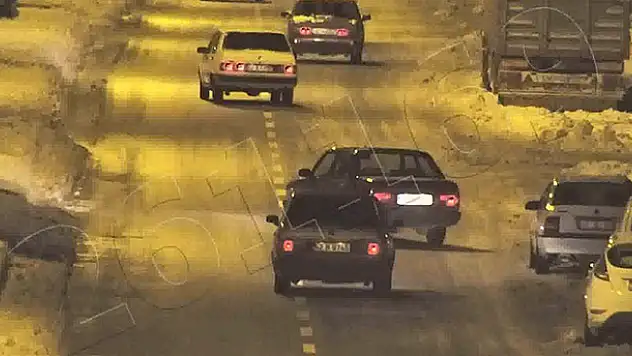 Konya'da trafikte makas atan 3 sürücüye 7 bin lira ceza