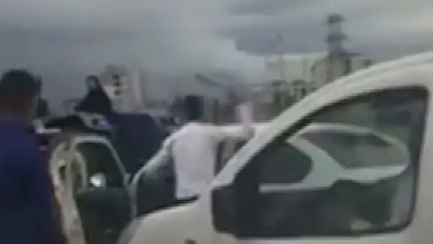 Konya'da trafikte sopalı kavga!