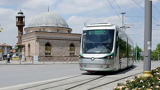 Konya'da tramvay hattında çalışma!  Büyükşehir'den sefer duyurusu