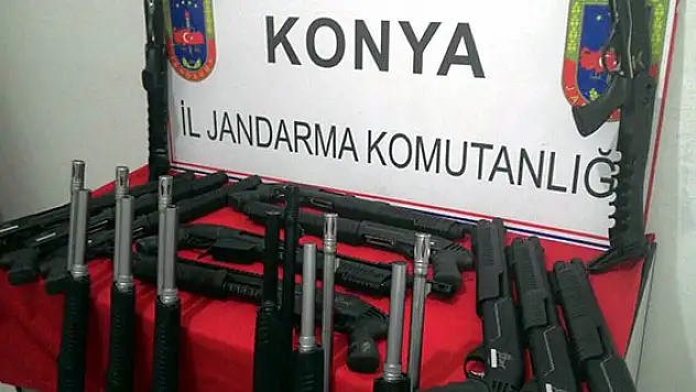Konya'da tüfek sevkiyatı jandarmaya takıldı