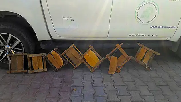 Konya'da tuzakla keklik avlayan şüpheli yakalandı