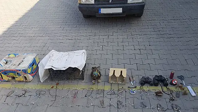 Konya'da tuzakla yasa dışı kara avcılığına 20 bin 136 lira ceza