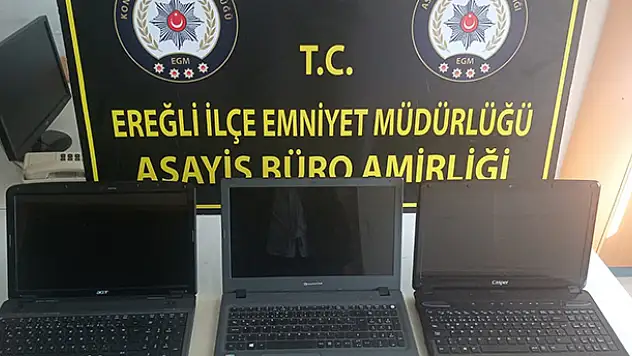 Konya'da üç ayrı hırsızlık olayının şüphelisi tutuklandı