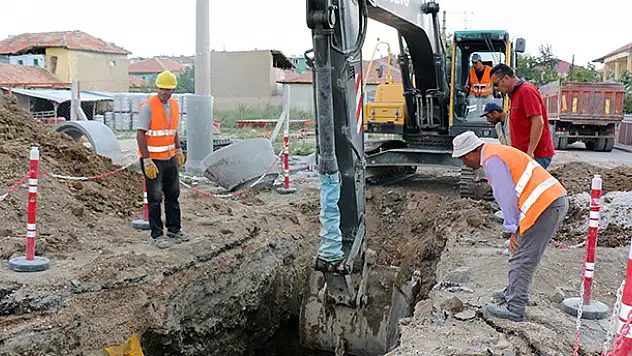 Konya'da üç mahalleye kanalizasyon hizmeti