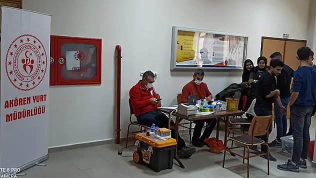 Konya'da üniversite öğrencilerinden kök hücre bağışı
