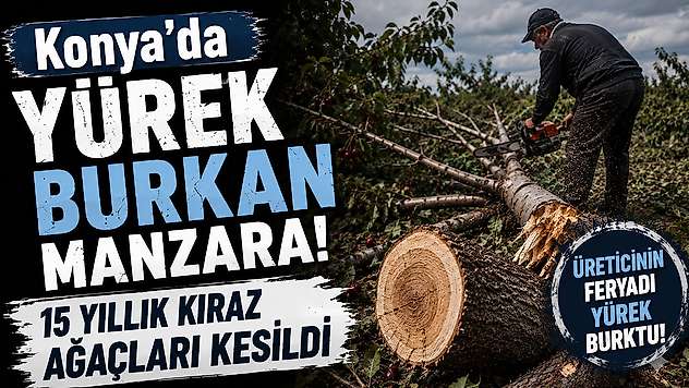 Konya'da üreticinin isyanı yürekleri burktu