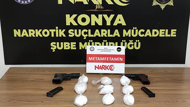 Konya'da uyuşturucu operasyonlarında 14 şüpheliden 9'u tutuklandı
