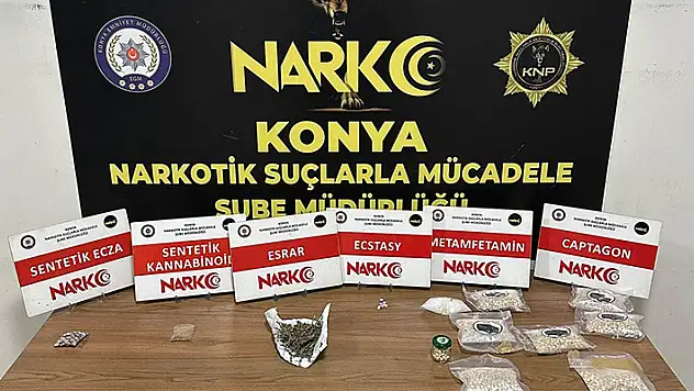 Konya'da uyuşturucu operasyonlarında 4 kişi tutuklandı
