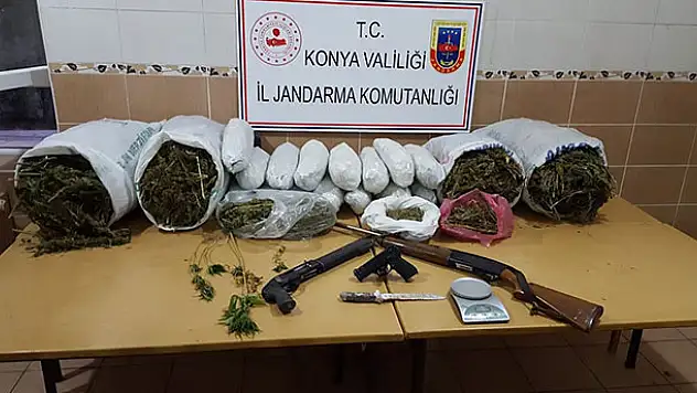 Konya'da uyuşturucu operasyonu: 2 gözaltı!