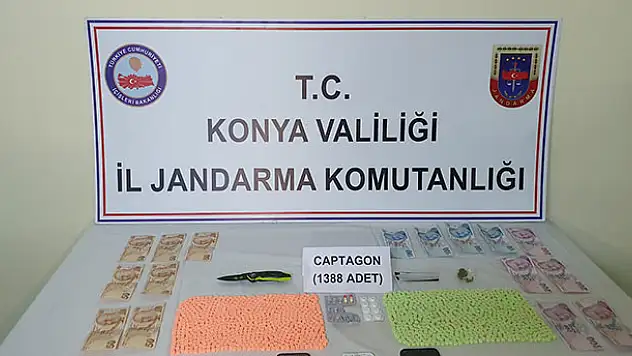 Konya'da uyuşturucu operasyonu: 3 gözaltı!