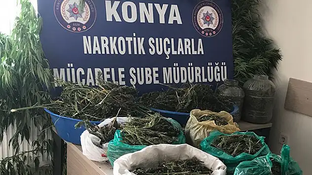 Konya'da uyuşturucu operasyonu