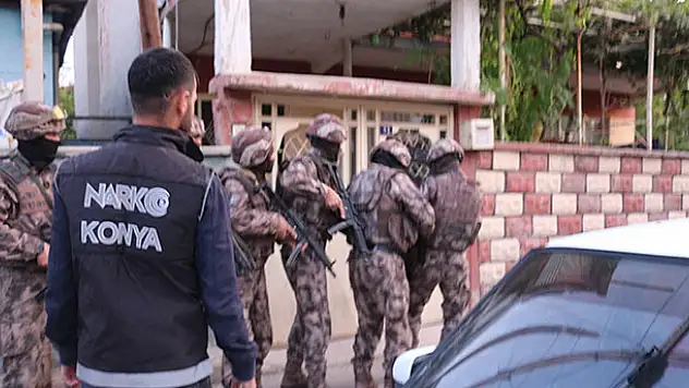 Konya'da uyuşturucu operasyonu
