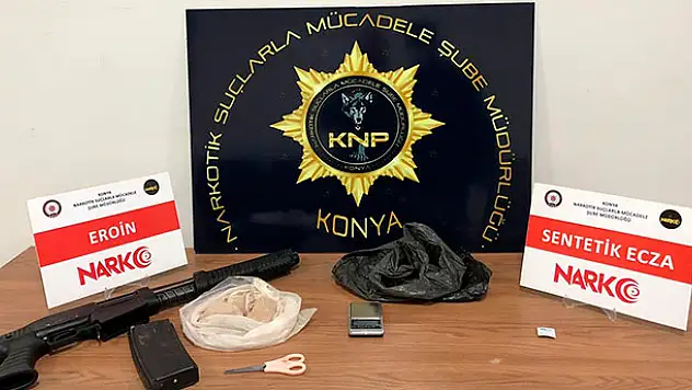 Konya'da uyuşturucu operasyonu:7 zanlı gözaltına alındı