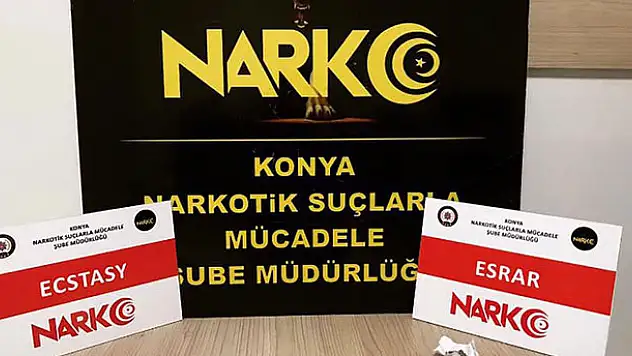 Konya'da uyuşturucu operasyonu yapıldı